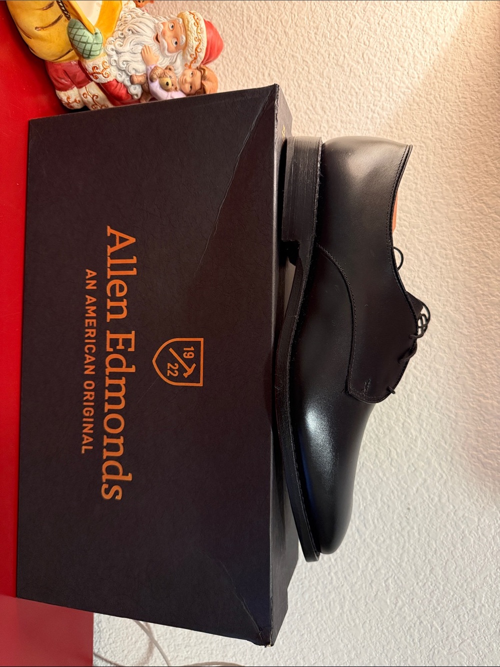 Allen Edmonds Black Leather Derby Shoes